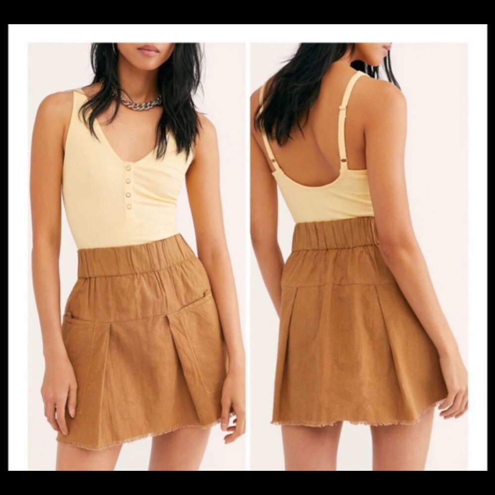 Free People Mariposa mini skirt NWT